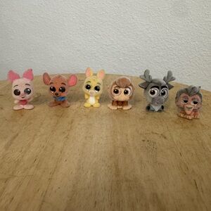Disney Doorables Lot – Rare Flocked Characters